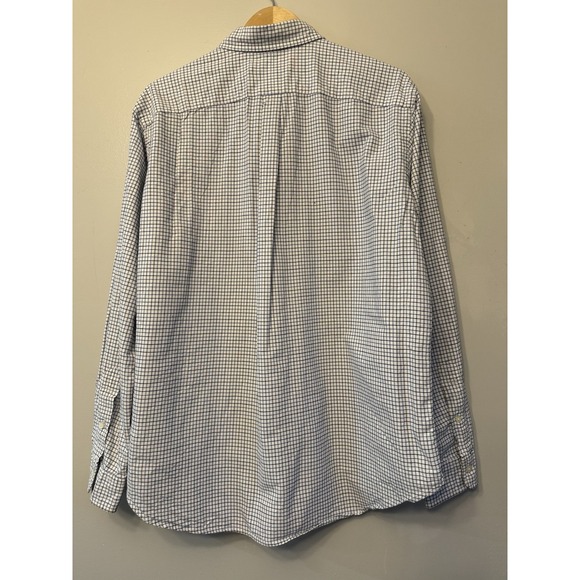 Ralph Lauren Men's Button Up Classic Fit Black Blue Check Color Horse L Preppy - Picture 6 of 6